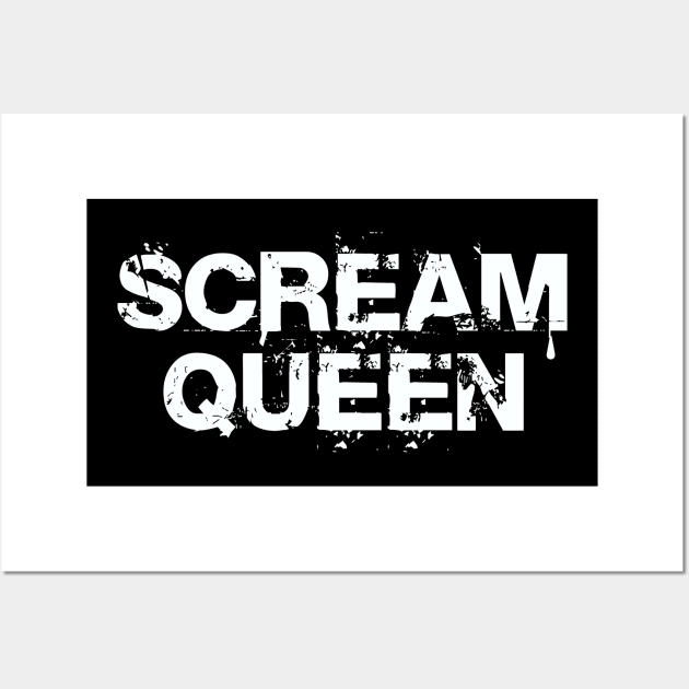Scream Queen Wall Art by Dale Preston Design